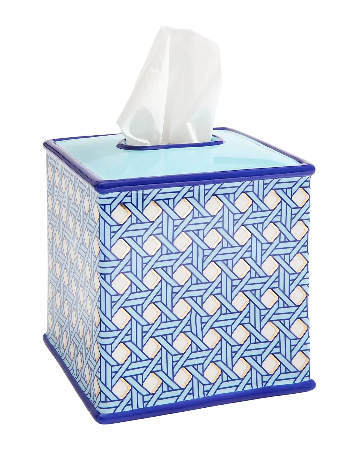 Jonathan Adler Basketweave Tissue Box