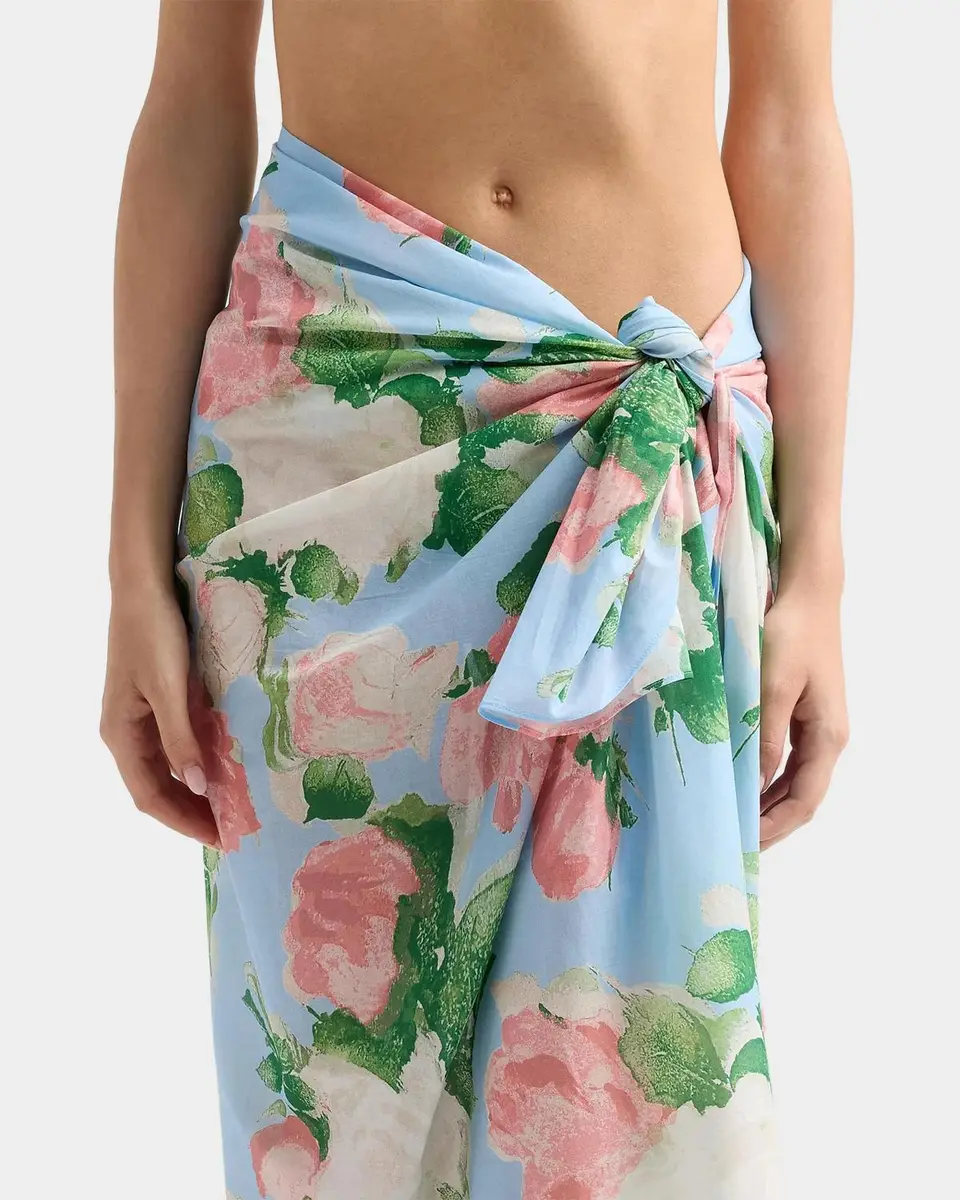 Misha Enamour Floral Sarong | Thumbnail 4 Misha Enamour Floral Sarong | Thumbnail 4