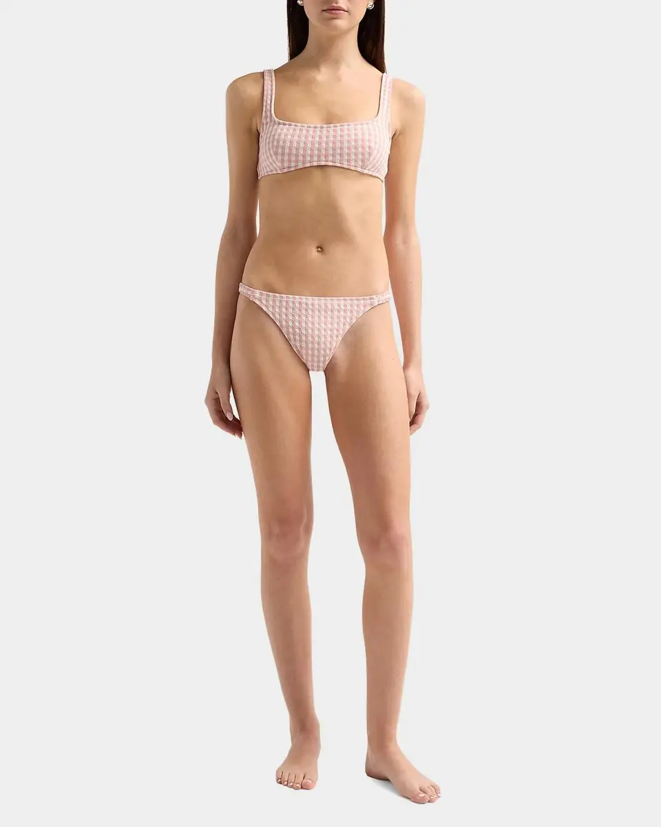 PALM NOOSA Enamour Holiday Gingham Bikini Bottom | Thumbnail 2