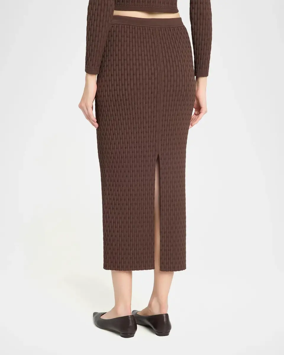 Toccin Milla Textured Knit Midi Pencil Skirt | Thumbnail 3 Toccin Milla Textured Knit Midi Pencil Skirt | Thumbnail 3