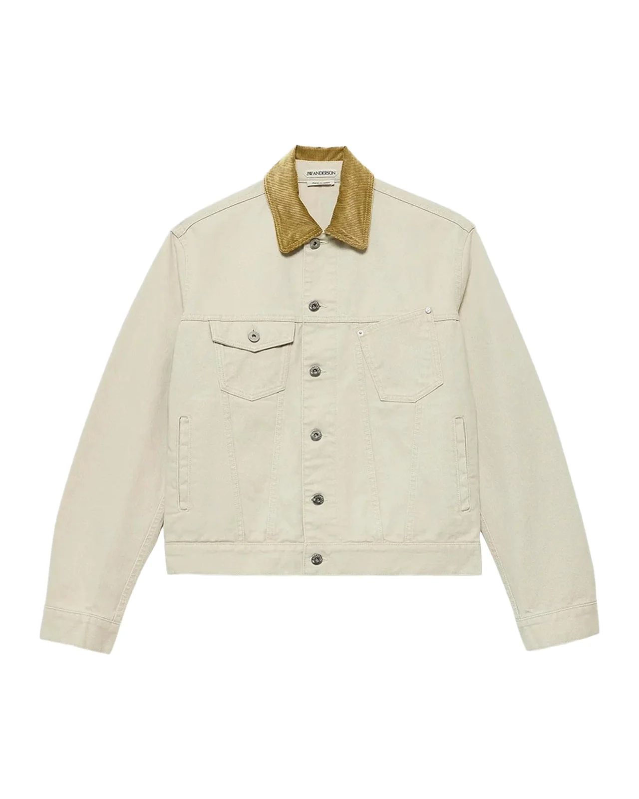 Corduroy Collar Denim Jacket