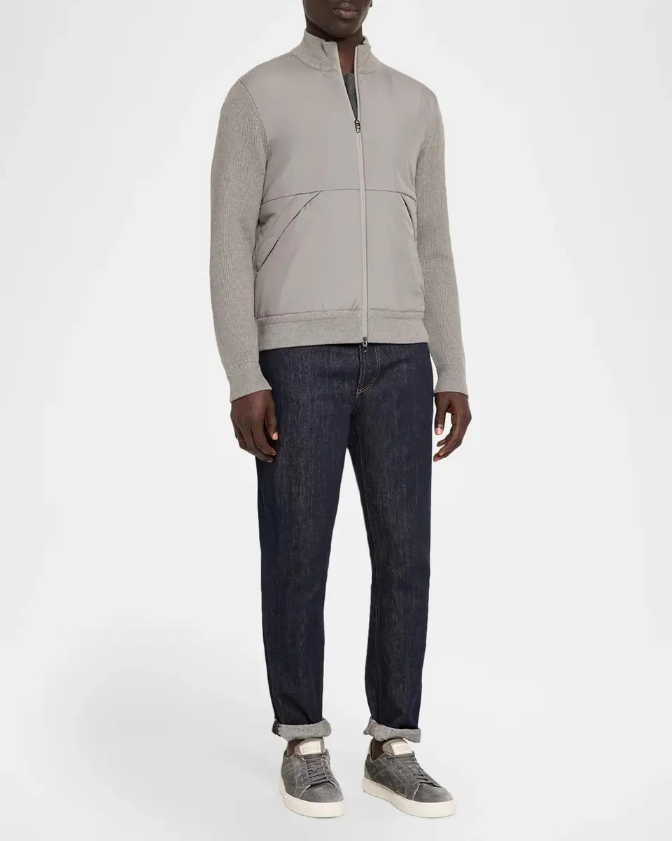 Polo Ralph Lauren Men's Performance Hybrid Full-Zip Sweater | Thumbnail 2 Polo Ralph Lauren Men's Performance Hybrid Full-Zip Sweater | Thumbnail 2