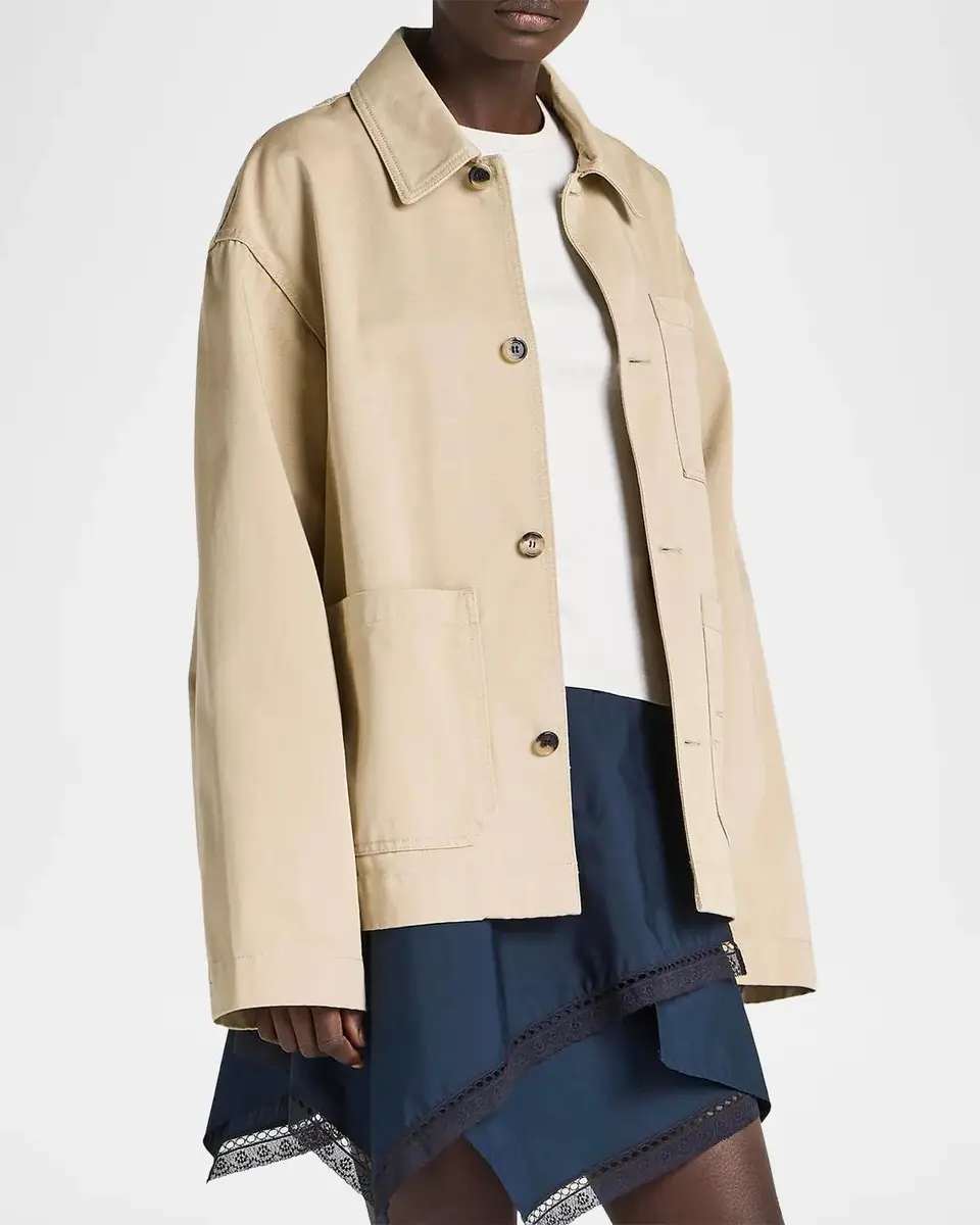 JW Anderson Patch-Pocket Cotton Jacket | Thumbnail 2 JW Anderson Patch-Pocket Cotton Jacket | Thumbnail 2