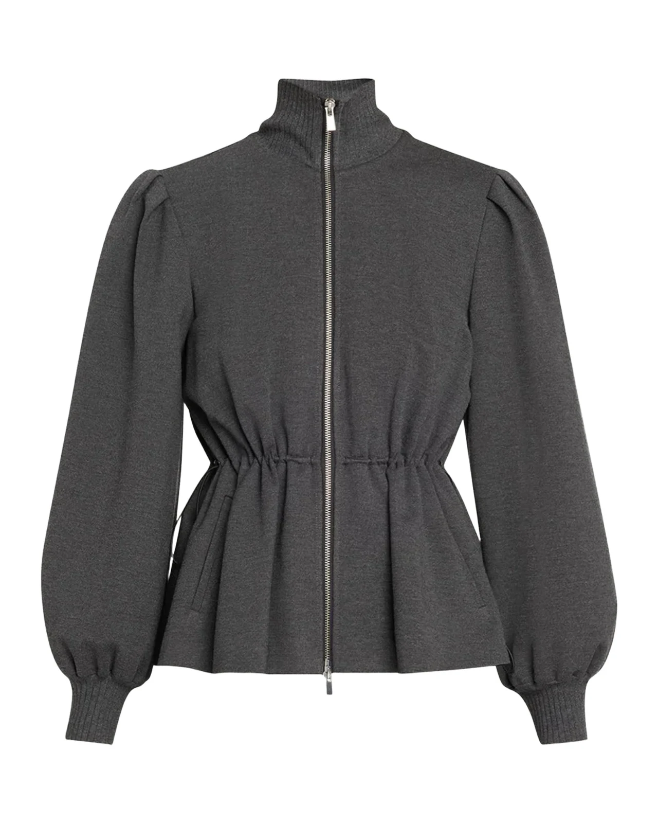 Ida Zip-Front Peplum Jacket Ida Zip-Front Peplum Jacket