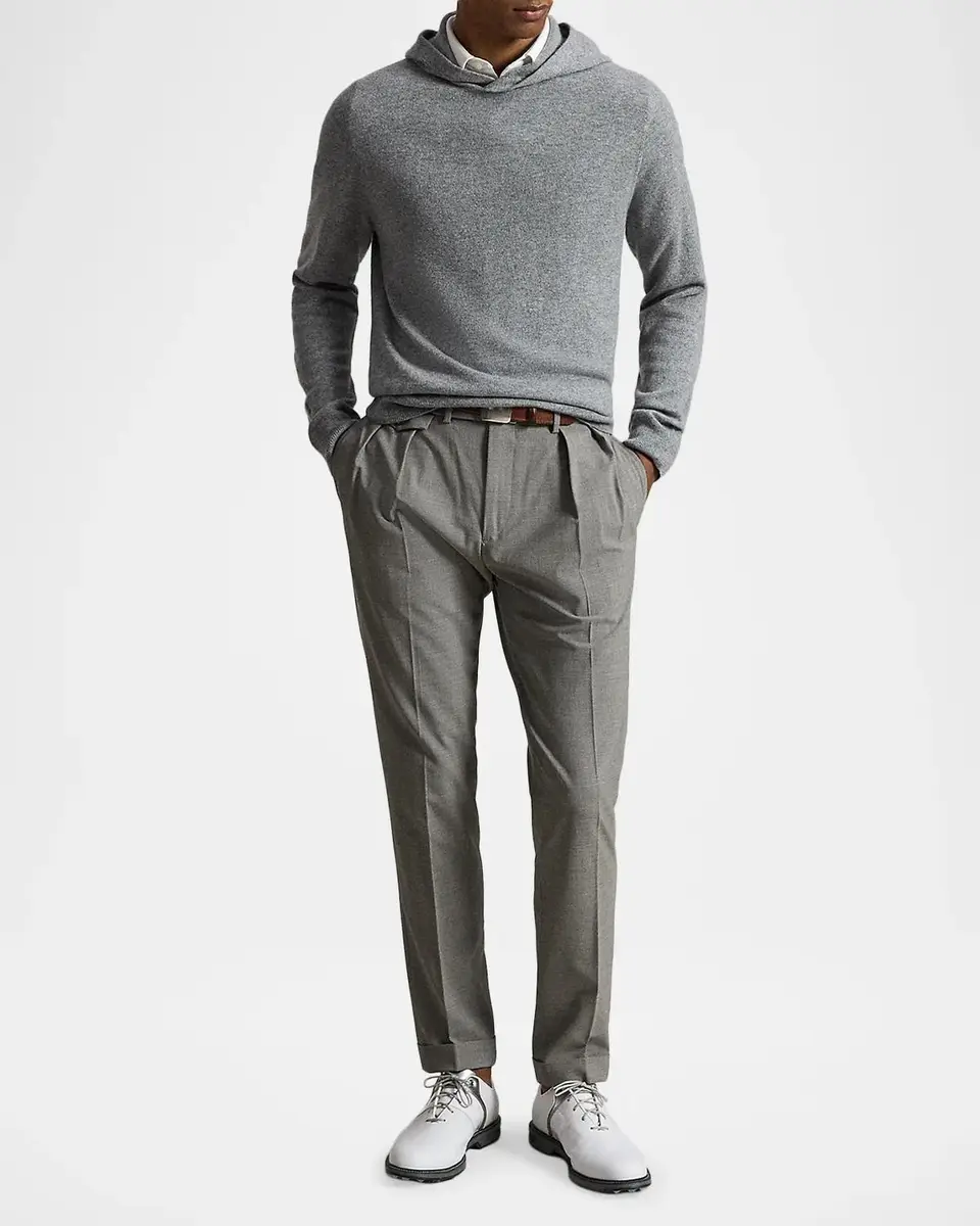 Polo Ralph Lauren Men's Cashmere Knit Hoodie | Thumbnail 2 Polo Ralph Lauren Men's Cashmere Knit Hoodie | Thumbnail 2