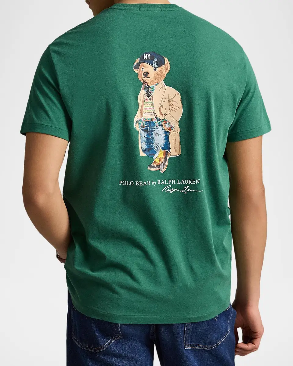 Polo Ralph Lauren Men's Classic Fit Polo Bear Jersey T-Shirt | Thumbnail 3 Polo Ralph Lauren Men's Classic Fit Polo Bear Jersey T-Shirt | Thumbnail 3