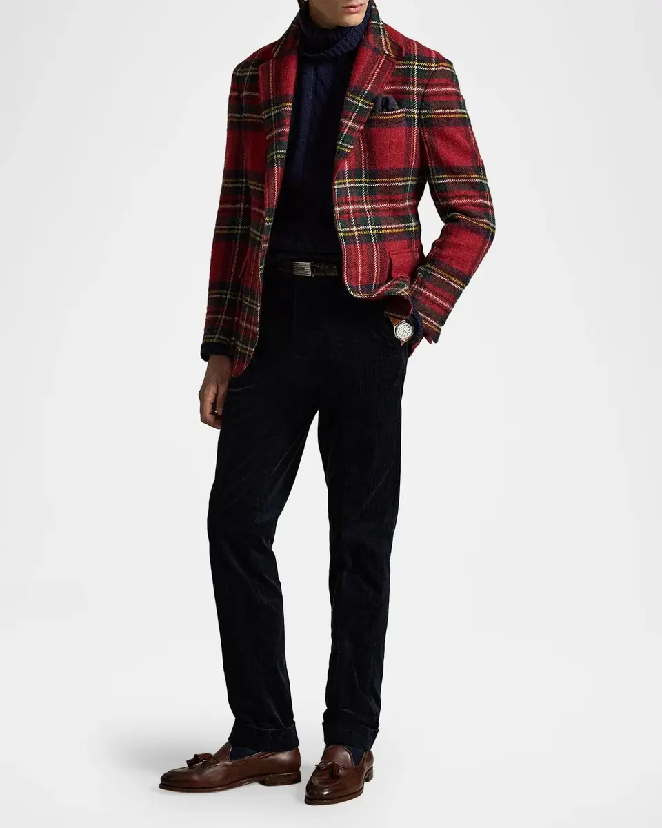 Polo Ralph Lauren Men's RL67 Plaid Tweed Jacket | Thumbnail 2