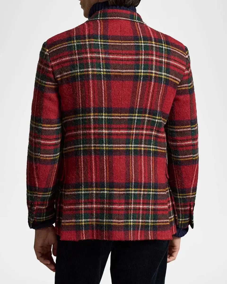 Polo Ralph Lauren Men's RL67 Plaid Tweed Jacket | Thumbnail 3