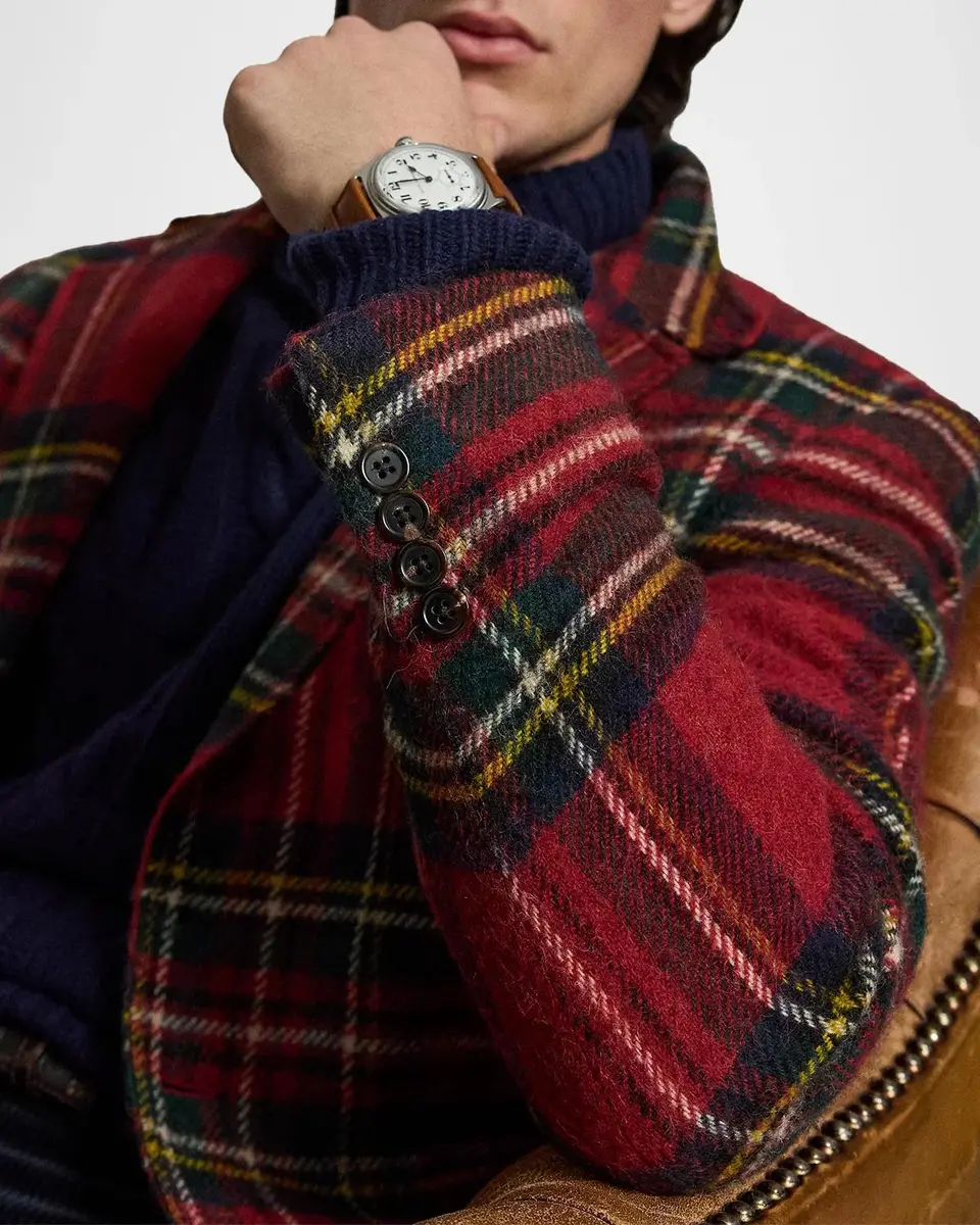 Polo Ralph Lauren Men's RL67 Plaid Tweed Jacket | Thumbnail 5