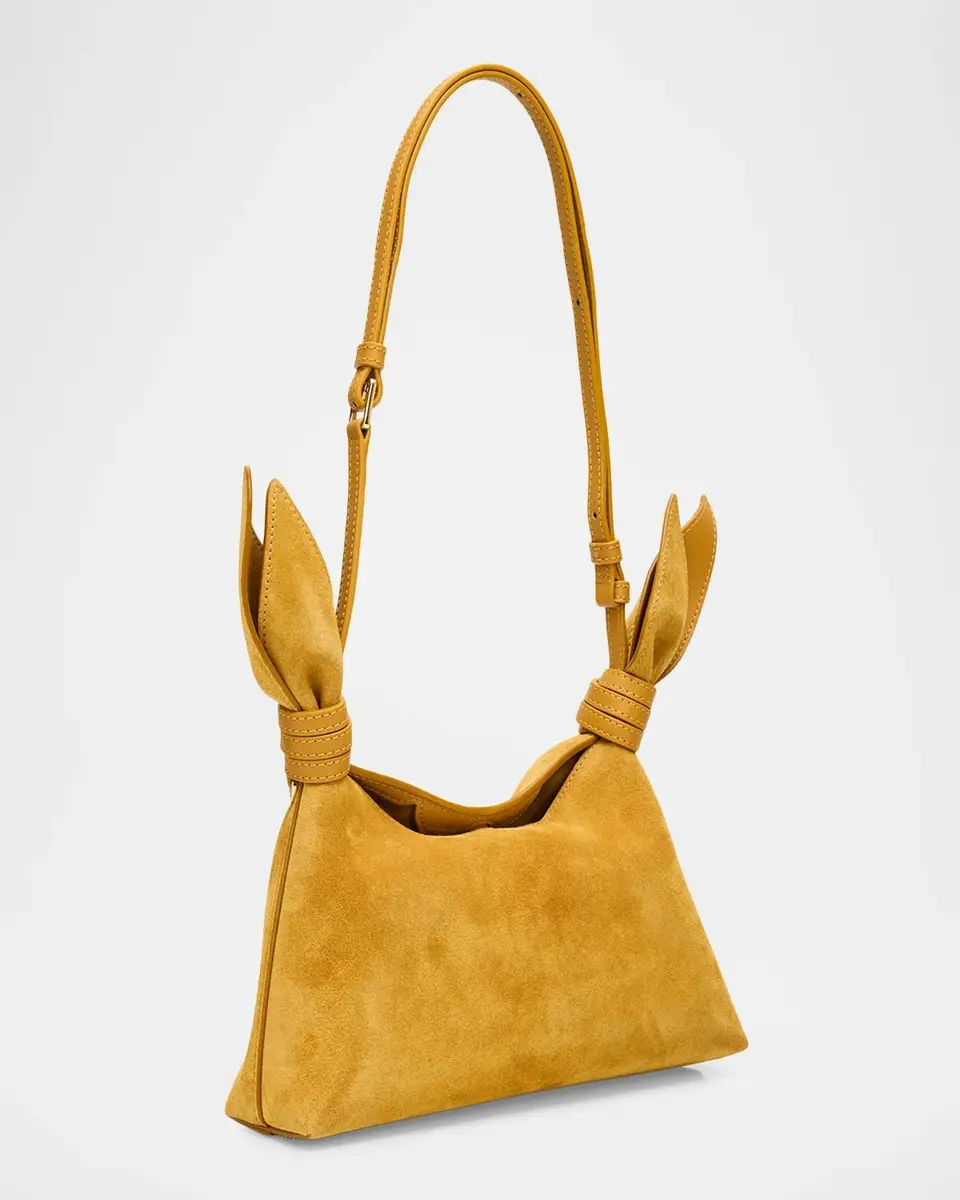 Loewe Scarf Mini Suede Shoulder Bag | Thumbnail 2 Loewe Scarf Mini Suede Shoulder Bag | Thumbnail 2