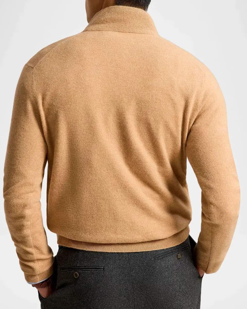 Polo Ralph Lauren Men 'e Cashmere Quarter-Zip Sweater | Thumbnail 3 Polo Ralph Lauren Men 'e Cashmere Quarter-Zip Sweater | Thumbnail 3