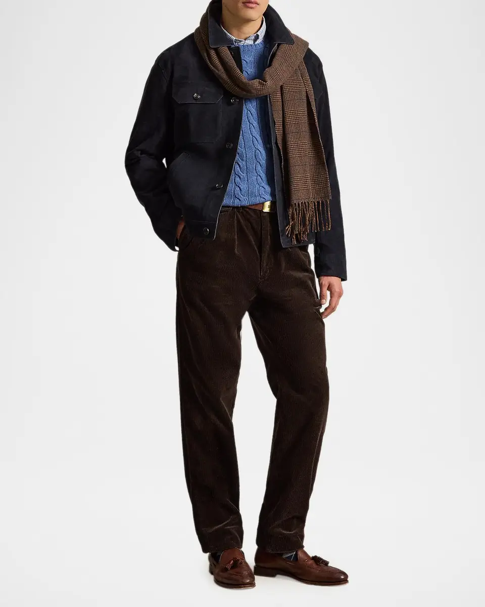 Polo Ralph Lauren Men's Suede Trucker Jacket | Thumbnail 2 Polo Ralph Lauren Men's Suede Trucker Jacket | Thumbnail 2