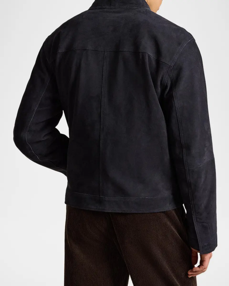 Polo Ralph Lauren Men's Suede Trucker Jacket | Thumbnail 3 Polo Ralph Lauren Men's Suede Trucker Jacket | Thumbnail 3