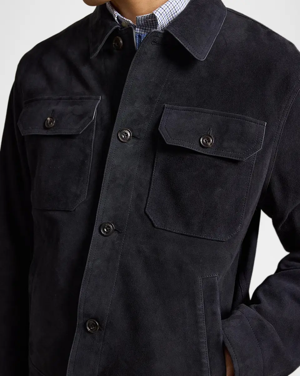 Polo Ralph Lauren Men's Suede Trucker Jacket | Thumbnail 6 Polo Ralph Lauren Men's Suede Trucker Jacket | Thumbnail 6