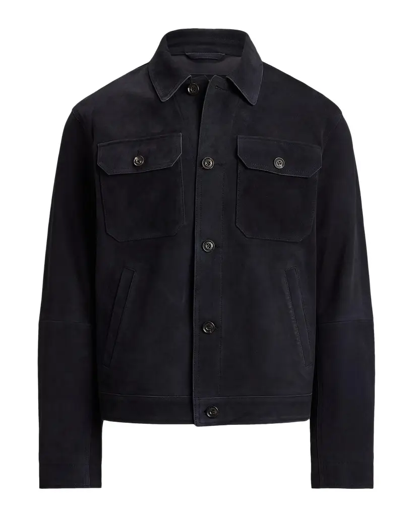 Men's Suede Trucker Jacket Men's Suede Trucker Jacket