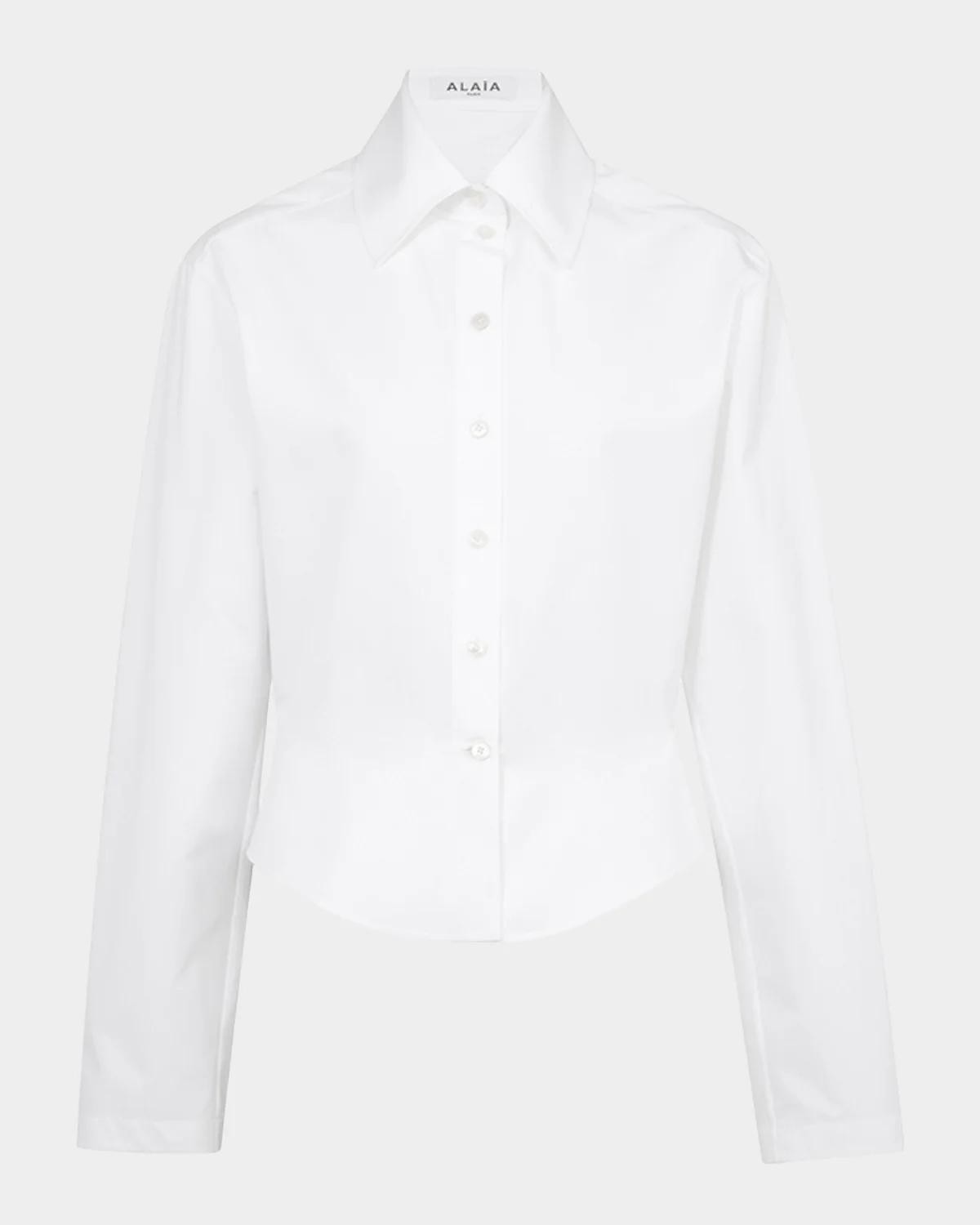 Basque Poplin Cotton Shirt Basque Poplin Cotton Shirt
