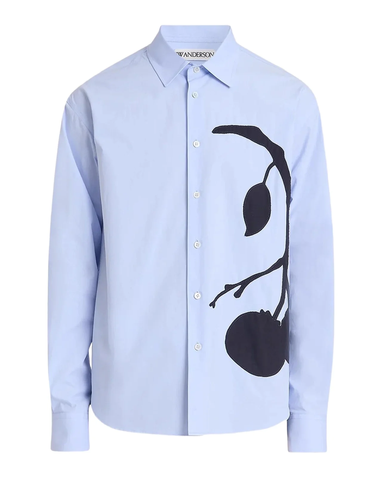 JW Anderson Persimmon Appliqué Cotton Shirt