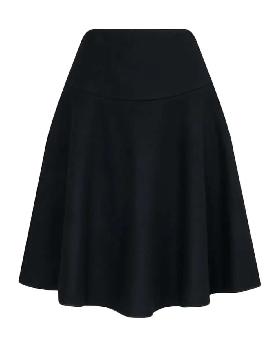 Alaïa Felted Wool Skater Skirt | Thumbnail 2 Alaïa Felted Wool Skater Skirt | Thumbnail 2