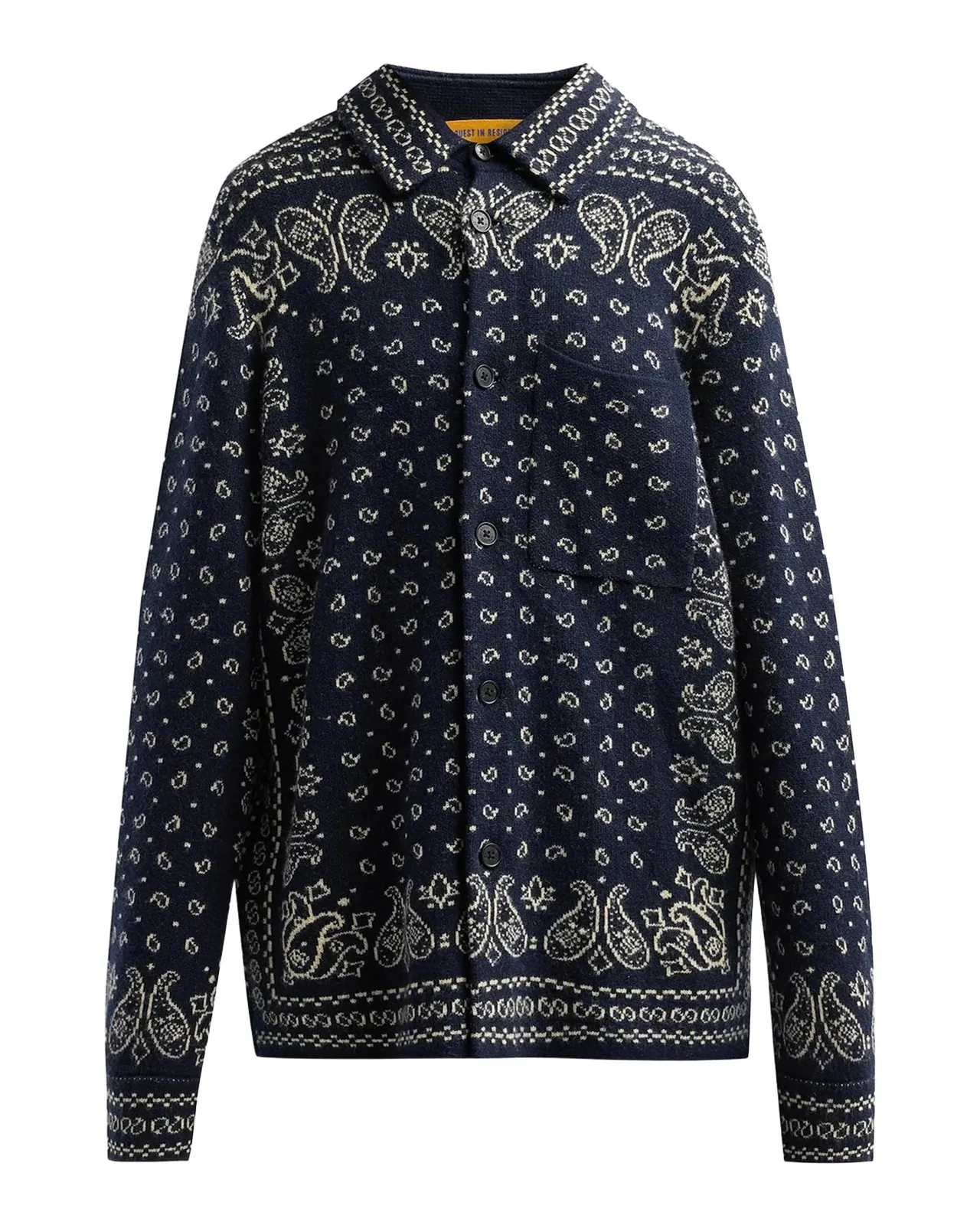 Wild Rag Paisley Cashmere Knit Shirt Wild Rag Paisley Cashmere Knit Shirt