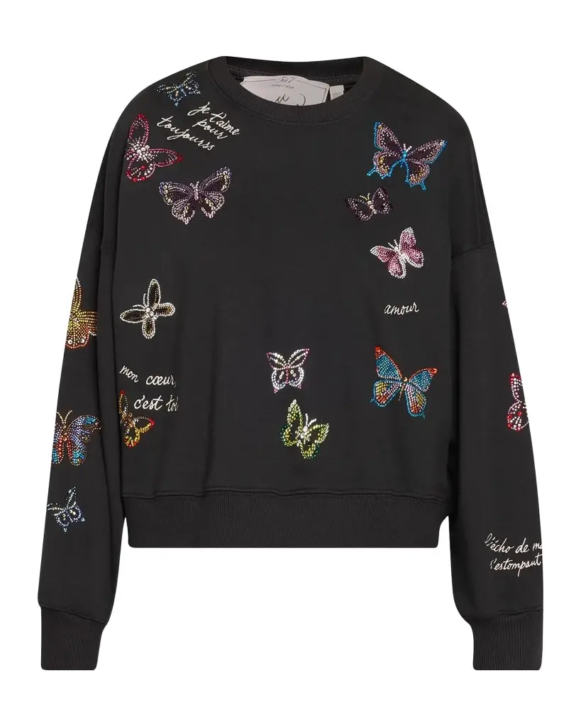Heatset Butterfly Crewneck Sweatshirt Heatset Butterfly Crewneck Sweatshirt