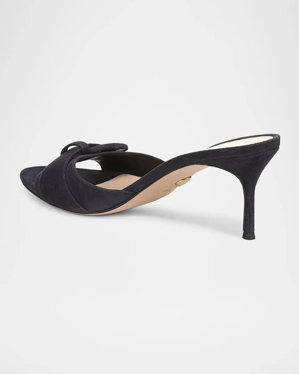 Veronica Beard 65mm Tia Suede Buckle Mules | Thumbnail 3 Veronica Beard 65mm Tia Suede Buckle Mules | Thumbnail 3