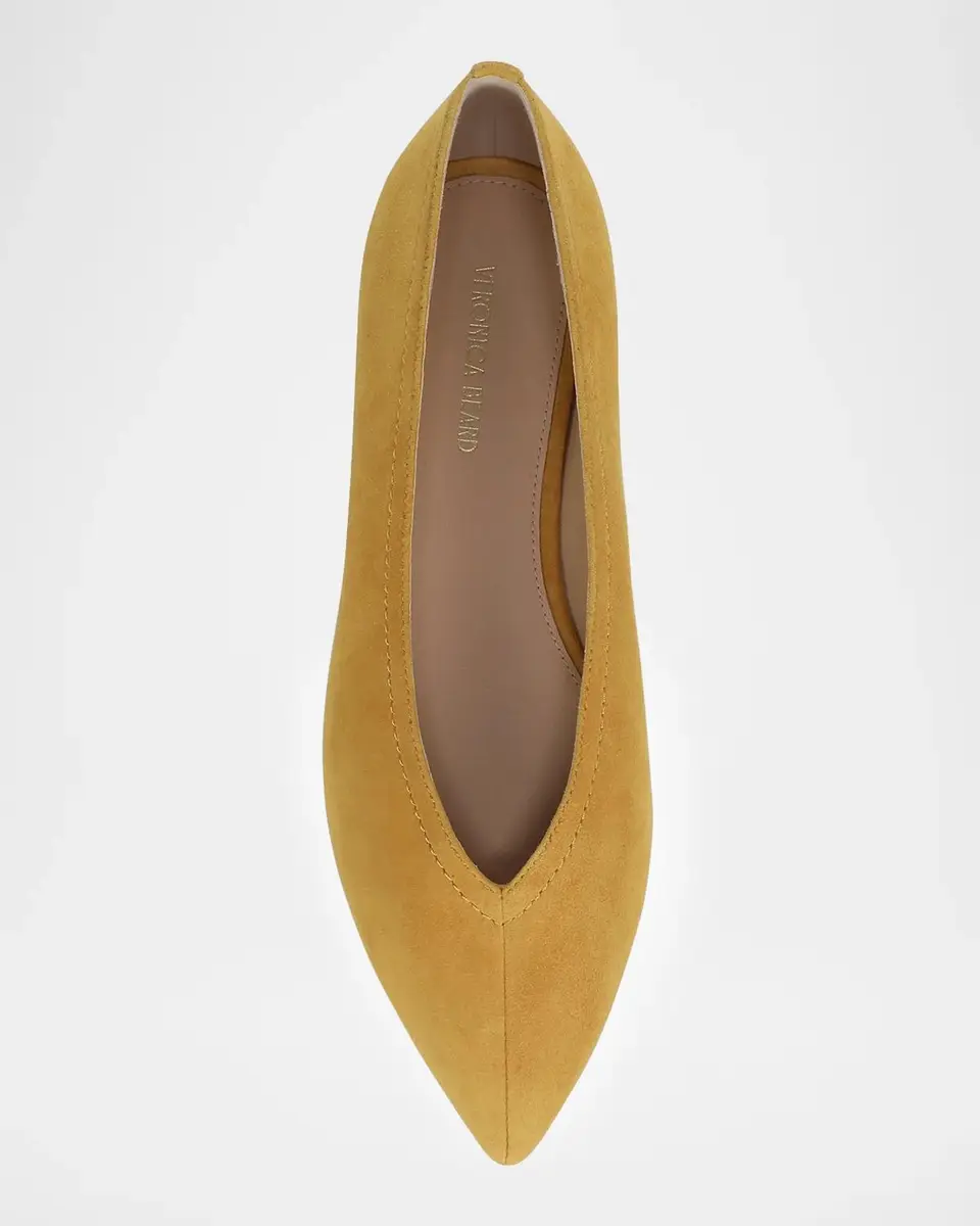 Veronica Beard Bancroft Suede Ballerina Flats | Thumbnail 4 Veronica Beard Bancroft Suede Ballerina Flats | Thumbnail 4