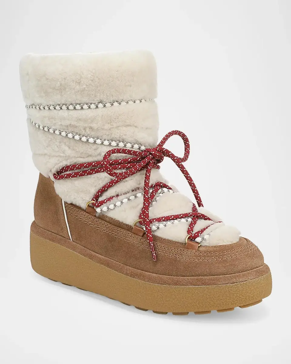 Veronica Beard Kirsta Suede and Shearling Snow Boots | Thumbnail 2