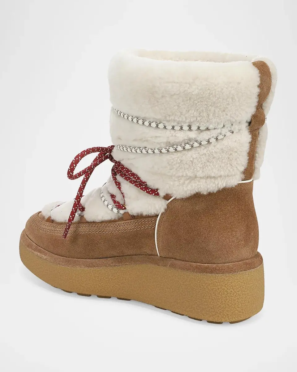 Veronica Beard Kirsta Suede and Shearling Snow Boots | Thumbnail 3