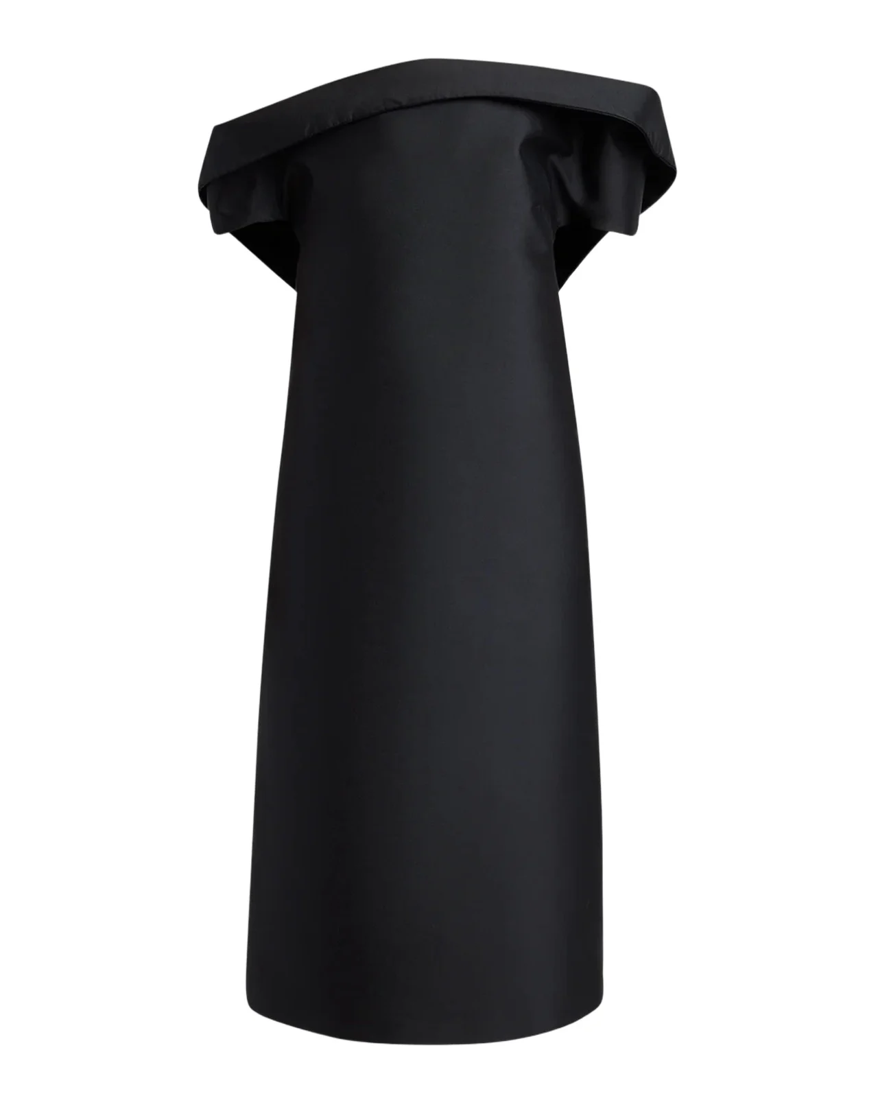 Off-The-Shoulder Silk-Wool Midi Dress Off-The-Shoulder Silk-Wool Midi Dress