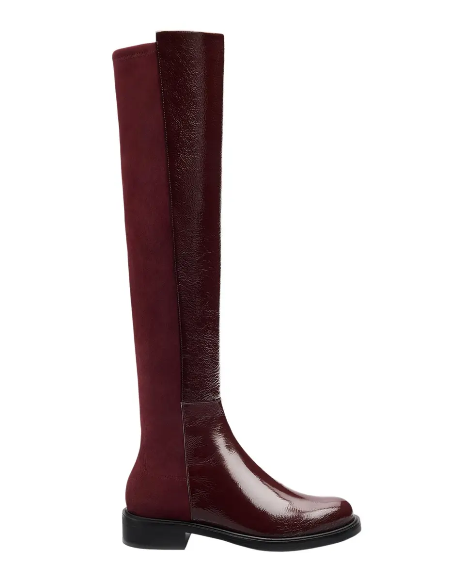 Stuart Weitzman 5050 Gisele Mixed Leather Over-The-Knee Boots | Thumbnail 3 Stuart Weitzman 5050 Gisele Mixed Leather Over-The-Knee Boots | Thumbnail 3