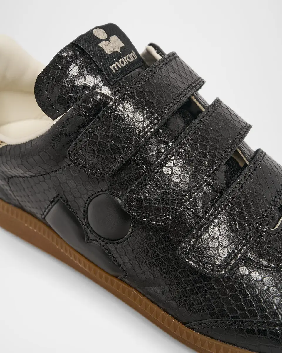 Isabel Marant Beth Embossed Leather Grip-Strap Sneakers | Thumbnail 5 Isabel Marant Beth Embossed Leather Grip-Strap Sneakers | Thumbnail 5