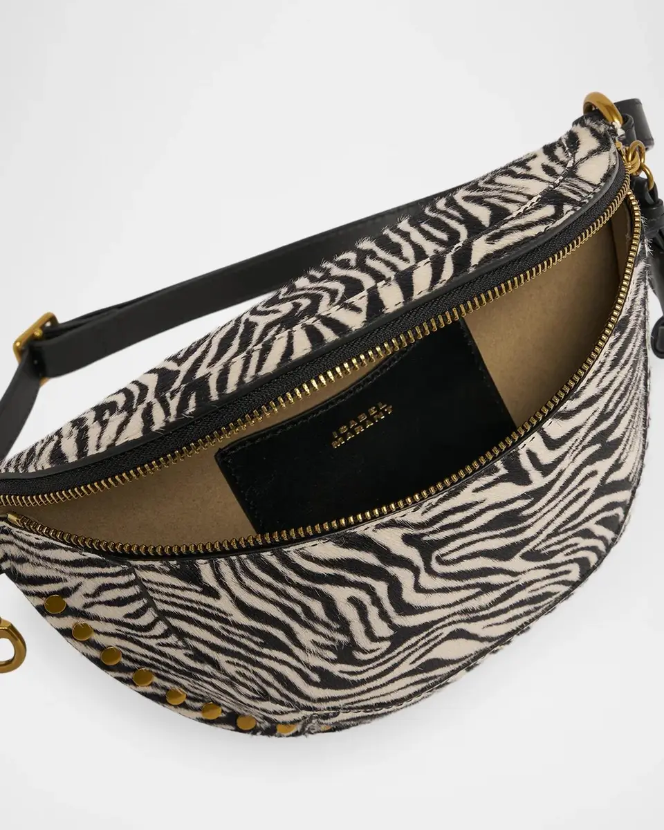 Isabel Marant Skano Zebra-Print Calf-Hair Belt Bag | Thumbnail 4 Isabel Marant Skano Zebra-Print Calf-Hair Belt Bag | Thumbnail 4