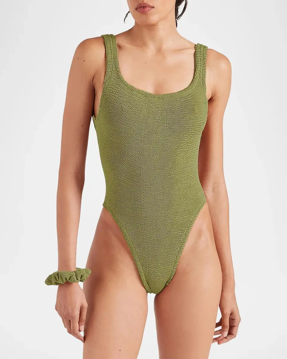 Hunza G Square-Neck One-Piece Swimsuit | Thumbnail 3 Hunza G Square-Neck One-Piece Swimsuit | Thumbnail 3