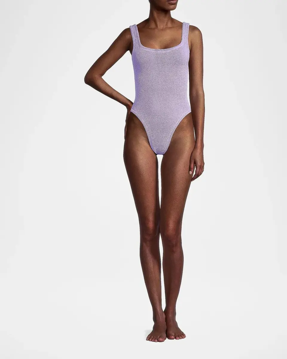 Hunza G Square-Neck One-Piece Swimsuit | Thumbnail 2 Hunza G Square-Neck One-Piece Swimsuit | Thumbnail 2