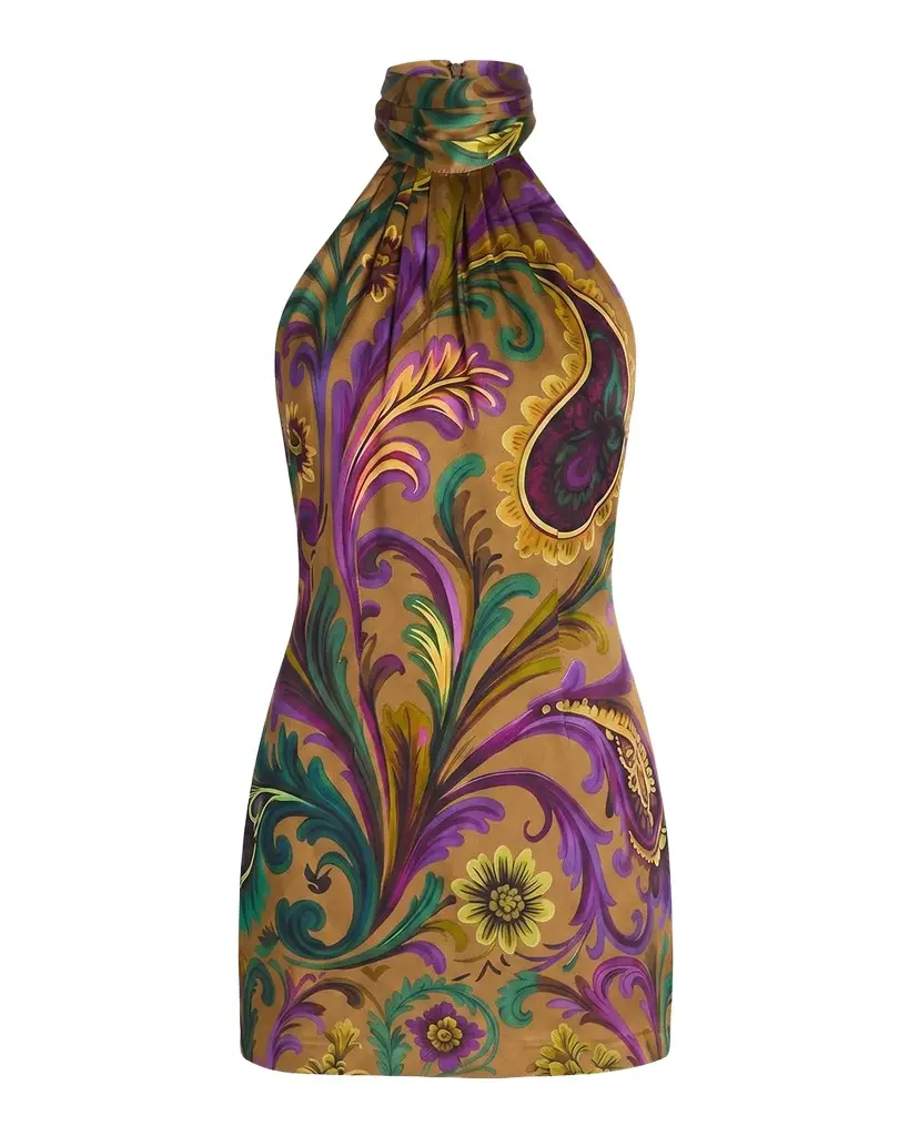 Huge Halter Mini Dress Huge Halter Mini Dress