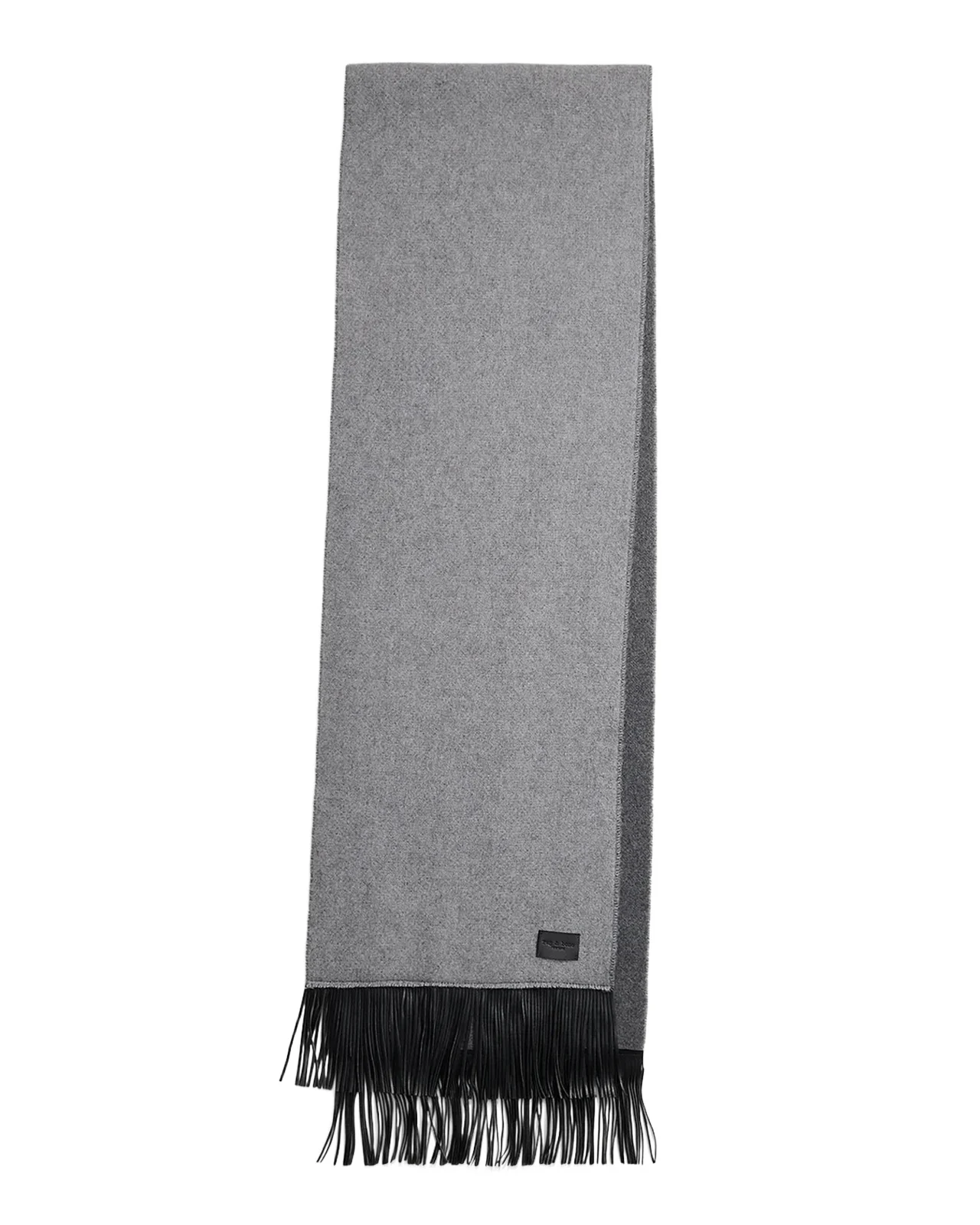 rag & bone Brooke Two-Tone Fringe-Trim Wool Scarf