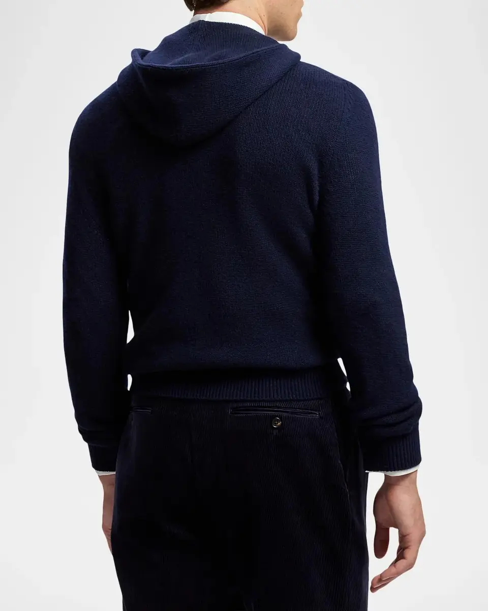 Ralph Lauren Men's Polo Bear Cashmere Hooded Sweater | Thumbnail 3 Ralph Lauren Men's Polo Bear Cashmere Hooded Sweater | Thumbnail 3