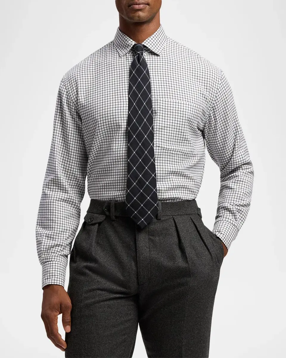 Ralph Lauren Men's Tattersall Twill Sport Shirt | Thumbnail 4 Ralph Lauren Men's Tattersall Twill Sport Shirt | Thumbnail 4