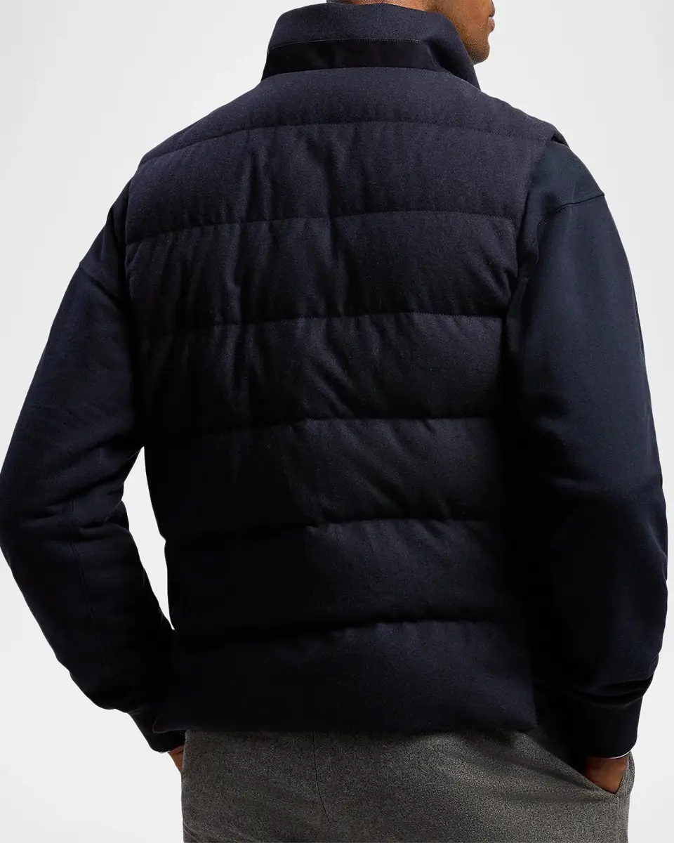 Ralph Lauren Men's Harwick Cashmere-Blend Down Vest | Thumbnail 3 Ralph Lauren Men's Harwick Cashmere-Blend Down Vest | Thumbnail 3
