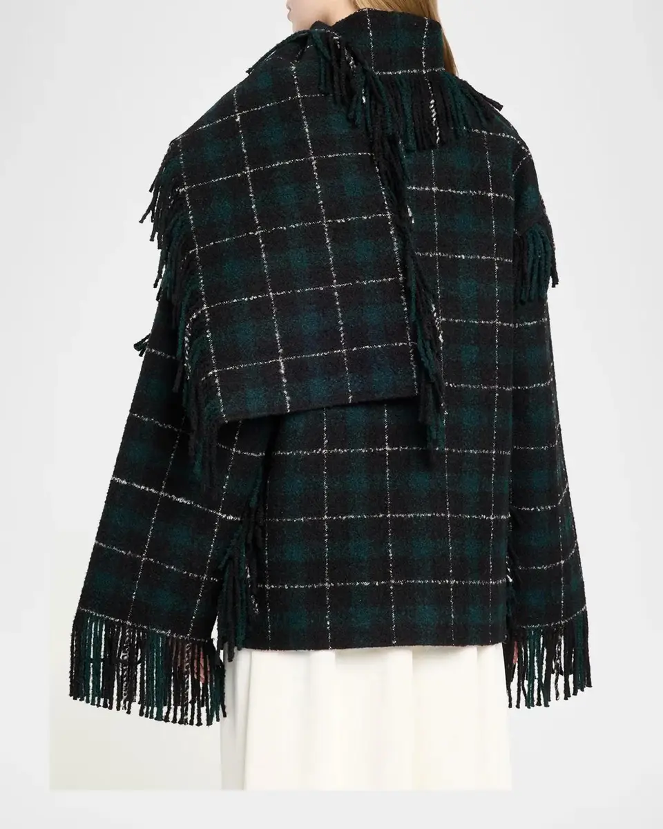 TOTEME Fringed Scarf Jacket | Thumbnail 3