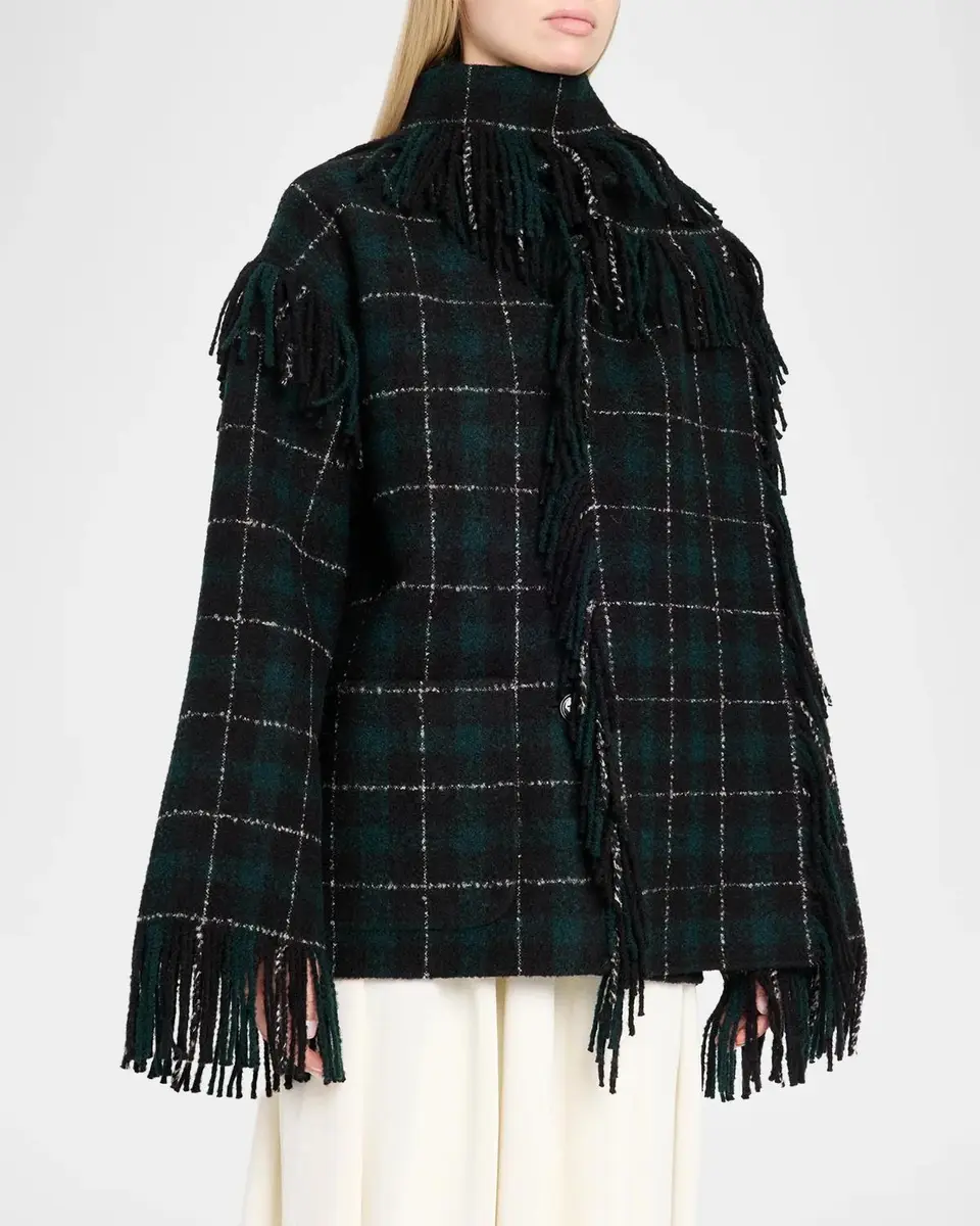 TOTEME Fringed Scarf Jacket | Thumbnail 4