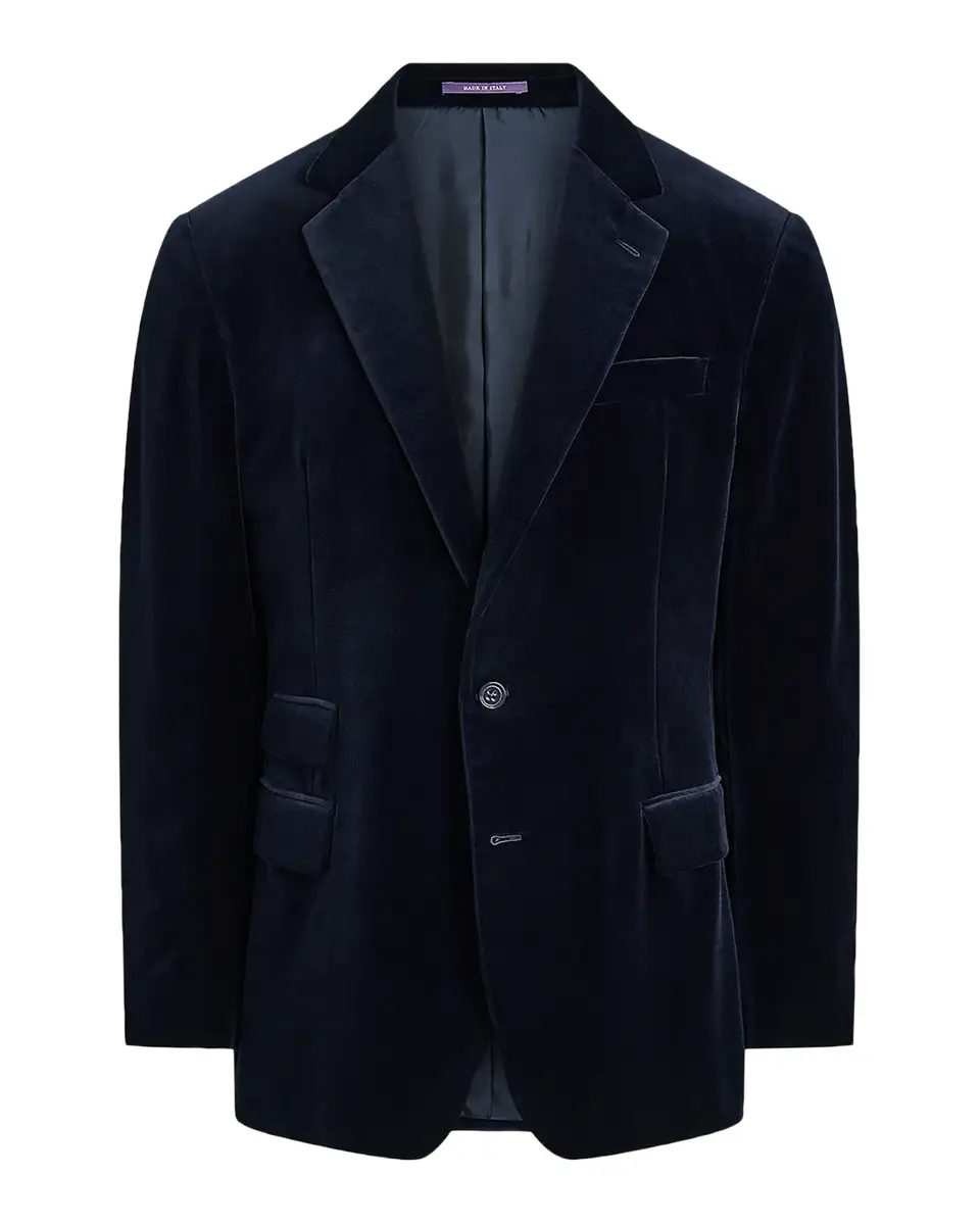 Ralph Lauren Men's Kent Hand-Tailored Velvet Jacket | Thumbnail 2 Ralph Lauren Men's Kent Hand-Tailored Velvet Jacket | Thumbnail 2