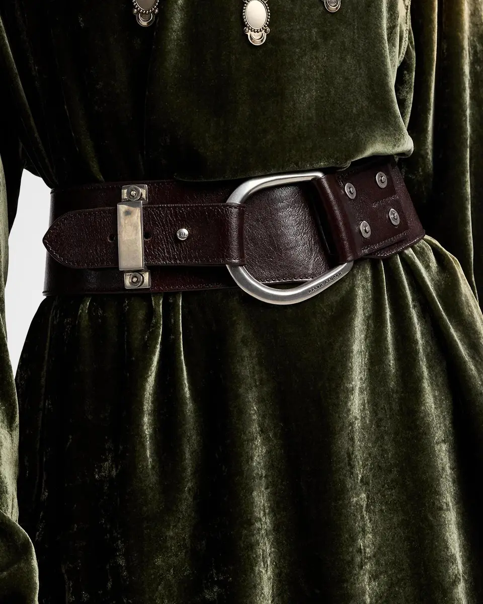 Ralph Lauren Collection Turn-Back Washed Leather Wide Belt | Thumbnail 2 Ralph Lauren Collection Turn-Back Washed Leather Wide Belt | Thumbnail 2
