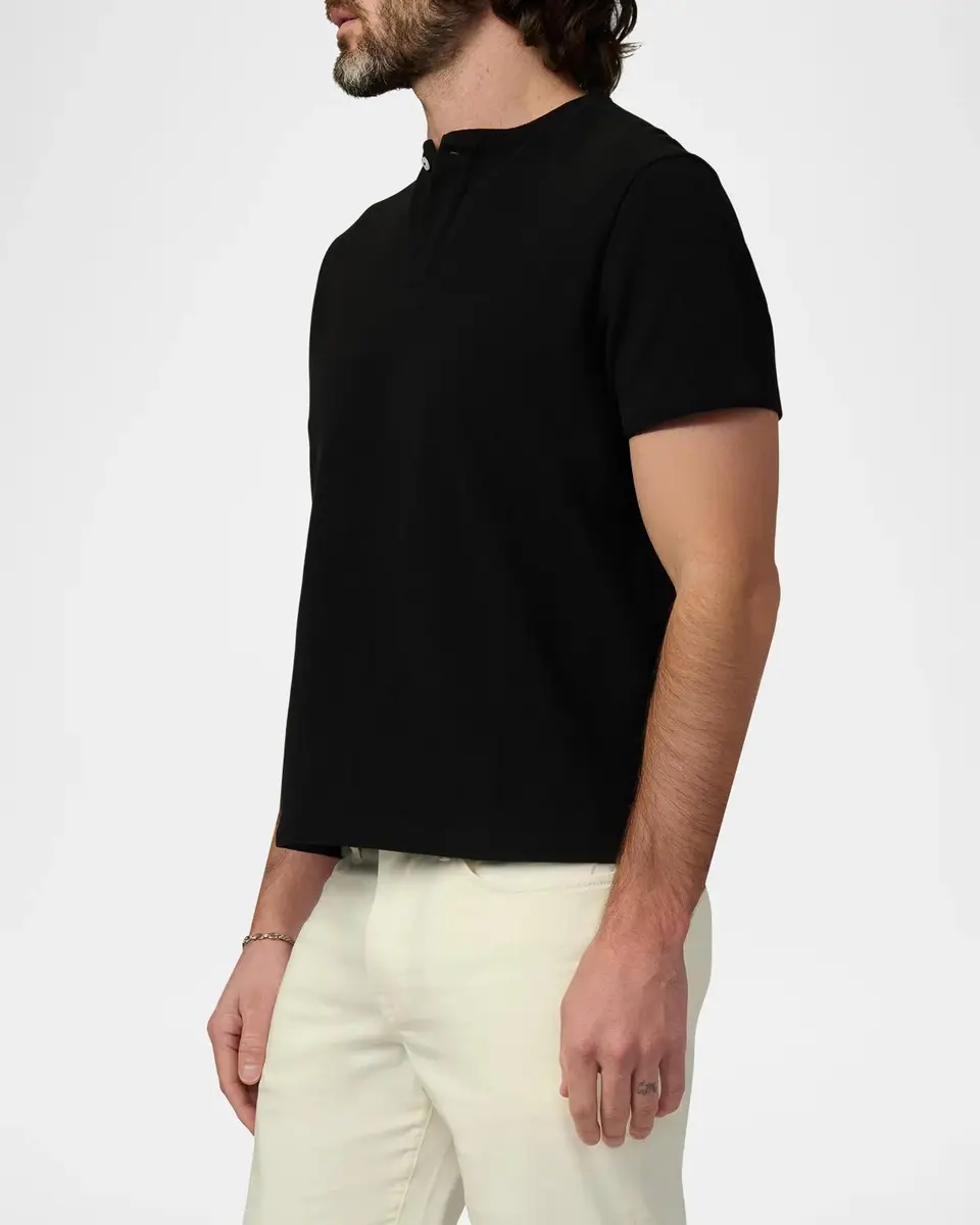 Joe's Jeans Men's Modern Pique Henley Shirt | Thumbnail 6