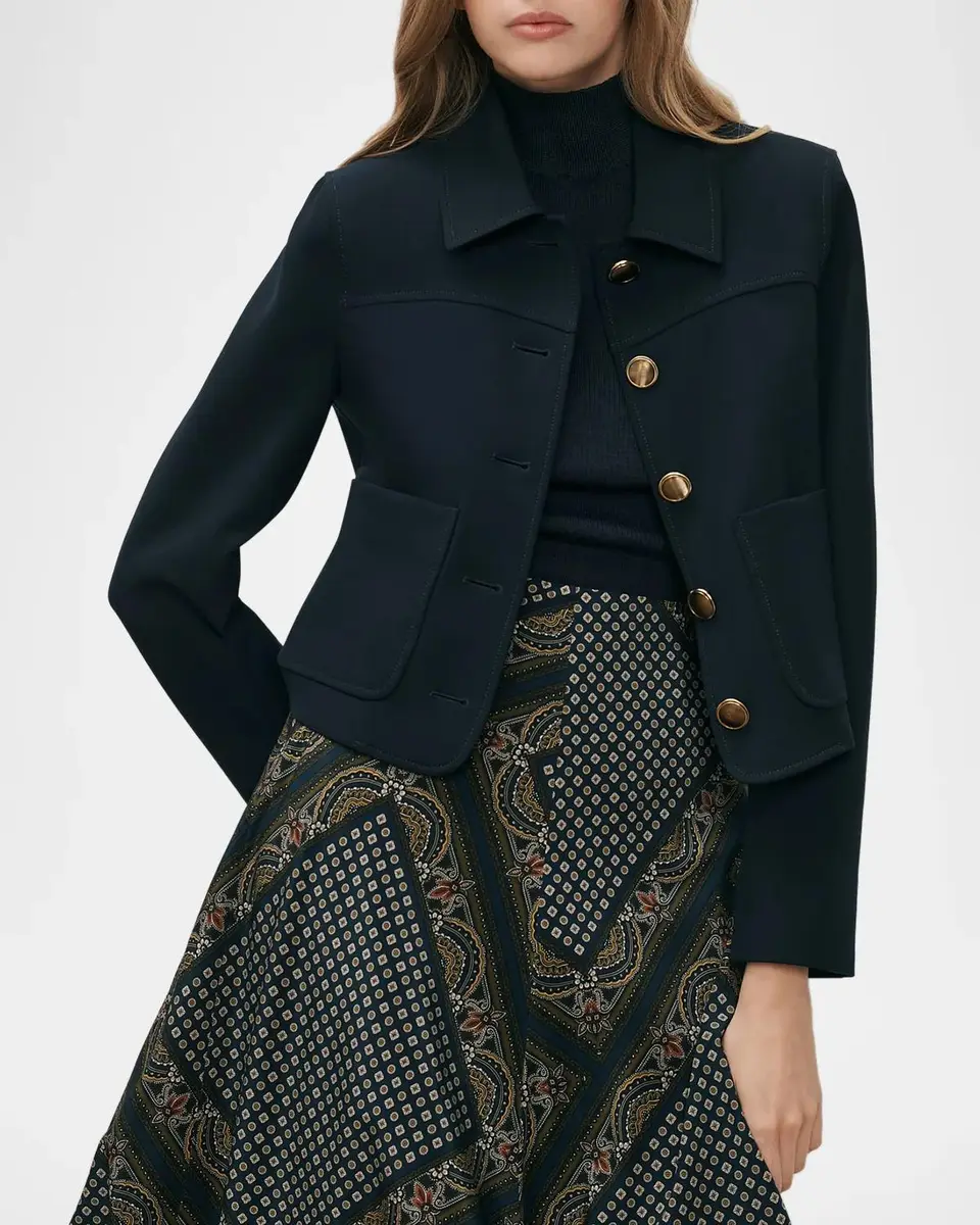 Veronica Beard Turnell Button-Front Jacket | Thumbnail 4 Veronica Beard Turnell Button-Front Jacket | Thumbnail 4