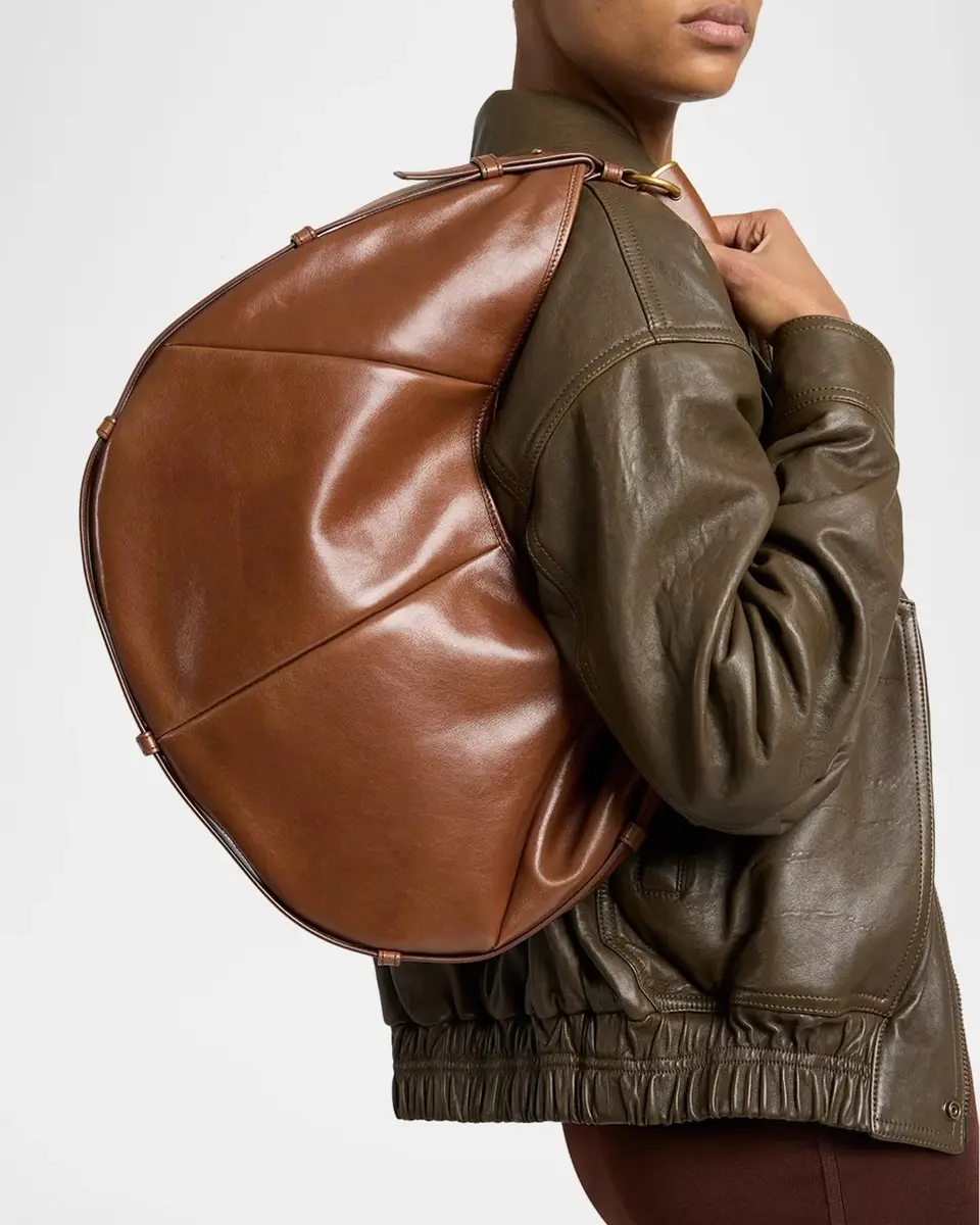 Saint Laurent Mombasa Medium Pleated Leather Hobo Bag | Thumbnail 2 Saint Laurent Mombasa Medium Pleated Leather Hobo Bag | Thumbnail 2