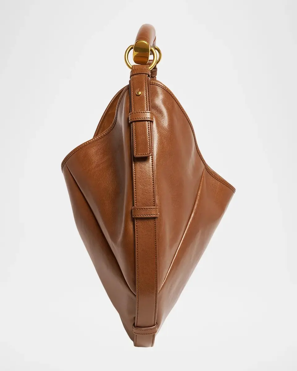 Saint Laurent Mombasa Medium Pleated Leather Hobo Bag | Thumbnail 6 Saint Laurent Mombasa Medium Pleated Leather Hobo Bag | Thumbnail 6