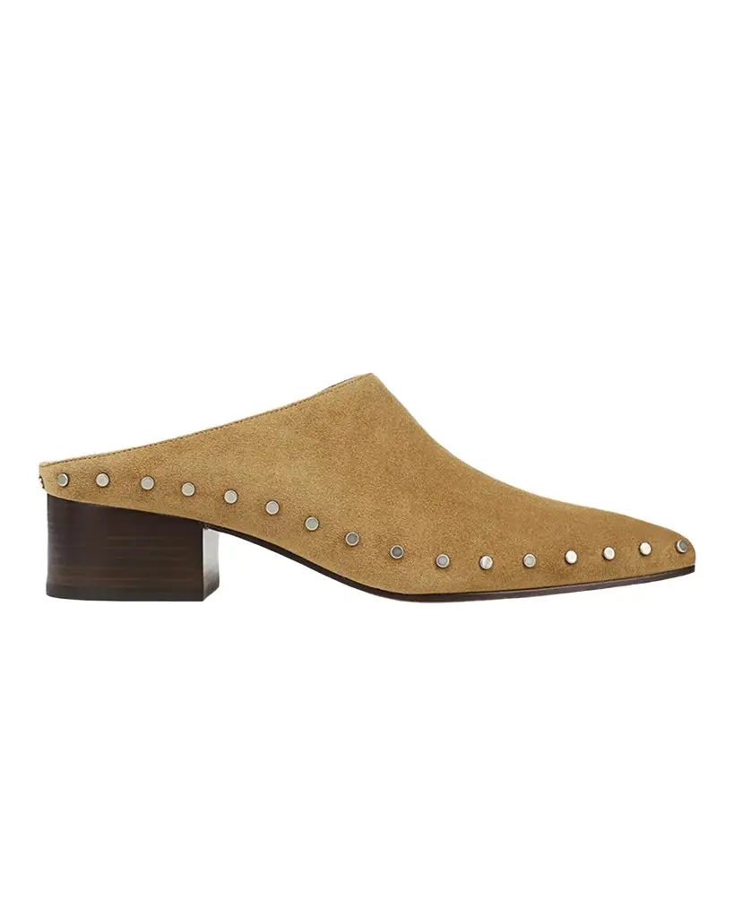 40mm August Studded Suede Clogs 40mm August Studded Suede Clogs