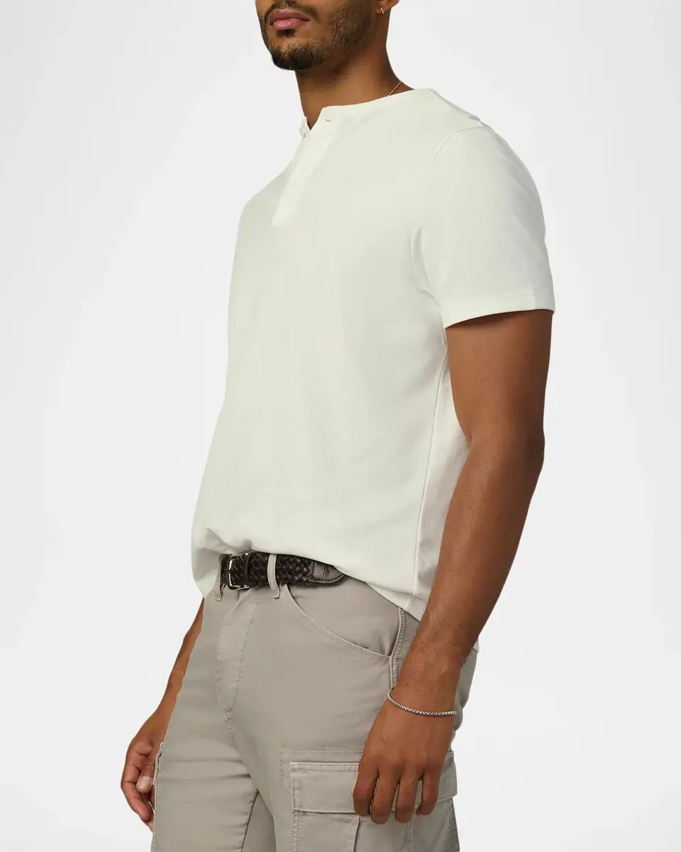 Joe's Jeans Men's Modern Pique Henley Shirt | Thumbnail 5 Joe's Jeans Men's Modern Pique Henley Shirt | Thumbnail 5