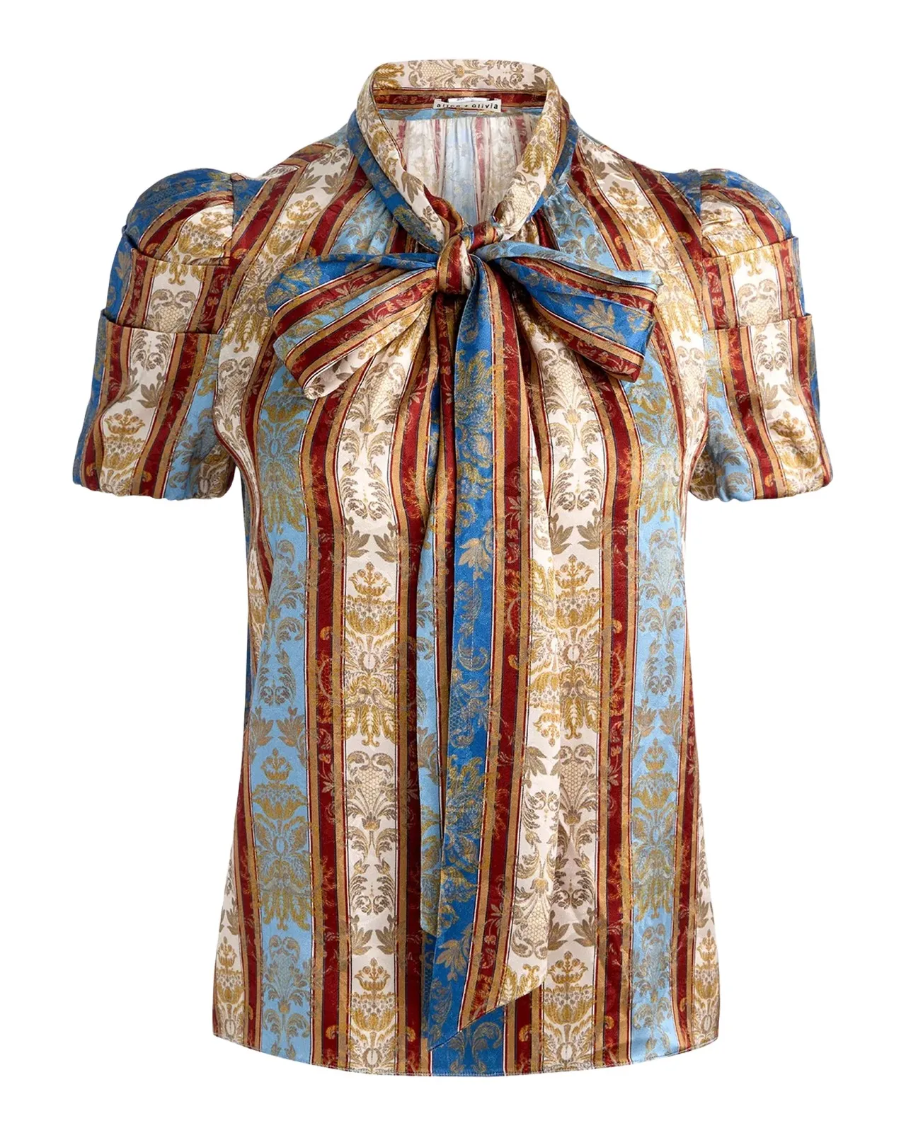 Alice + Olivia Brentley Tieneck Blouse